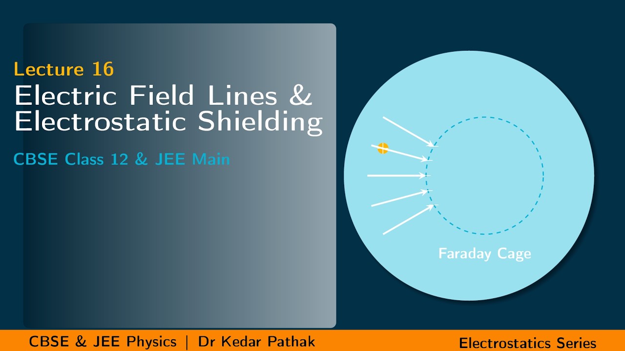 Electric Field Lines, Faraday Cage & Electrostatic Shielding | Class 12 Physics Lecture 16