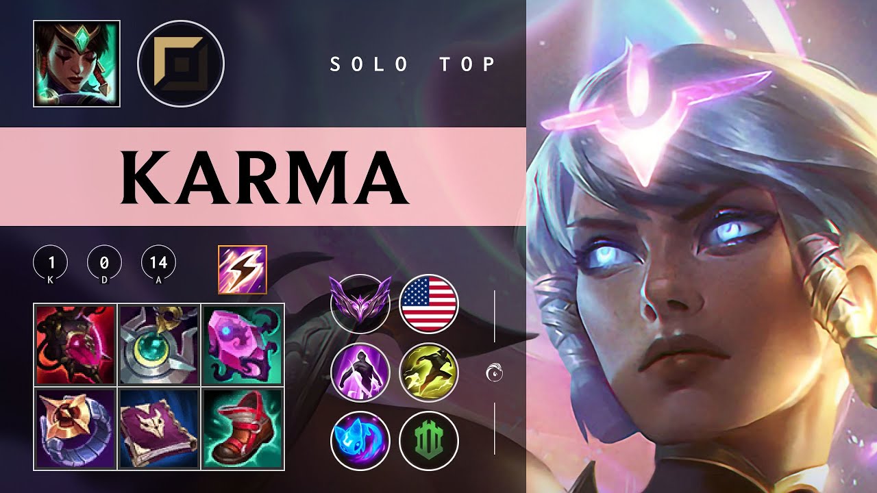 Karma Top vs Malphite - NA Master Patch 26.01