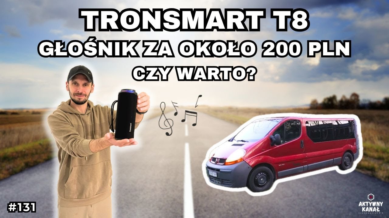 TRONSMART T8 głośnik bezprzewodowy bluetooth za około 200 zł. Czy warto do podróży i na codzień?