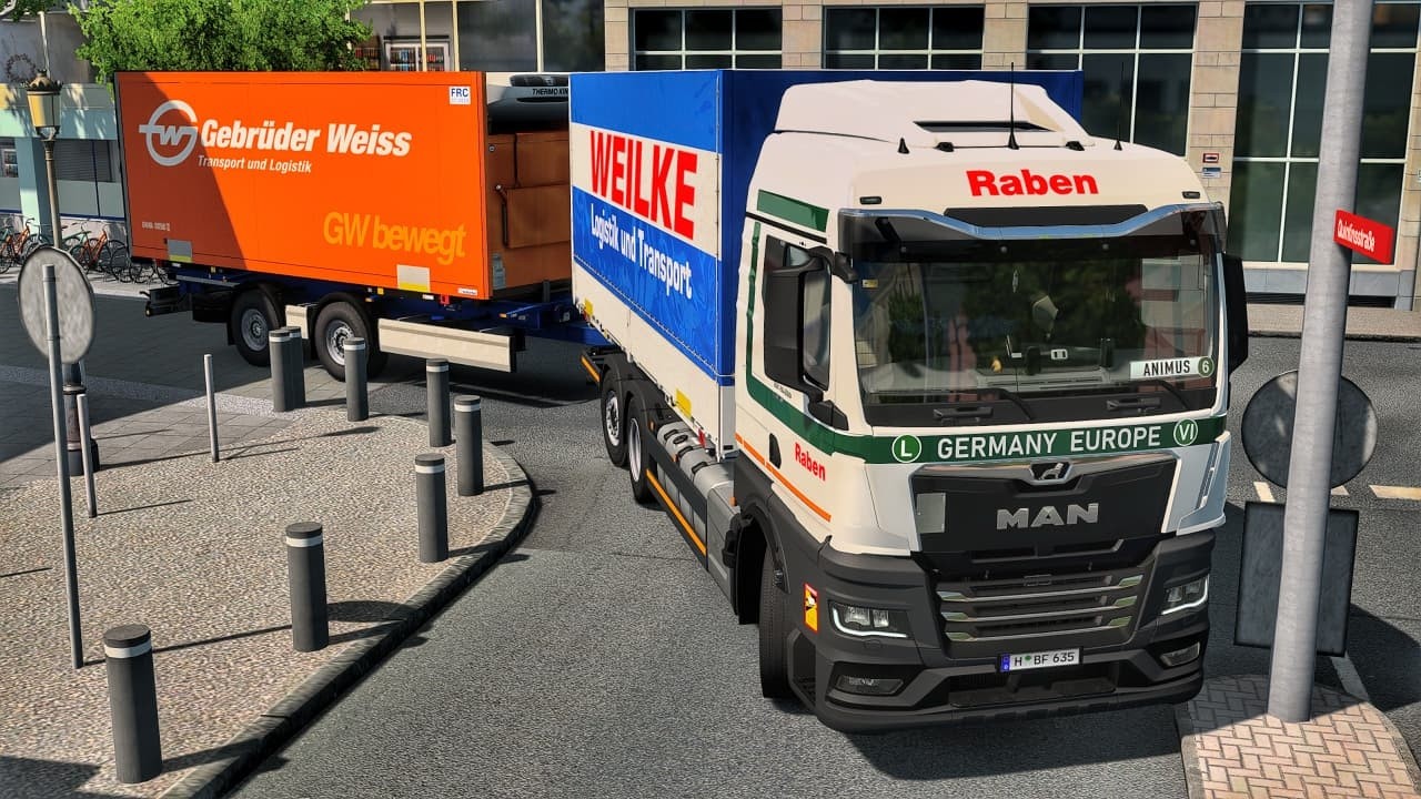 A Drive Through Narrow City Streets to Scenic Country Roads of Germany | #ets2 1.56
