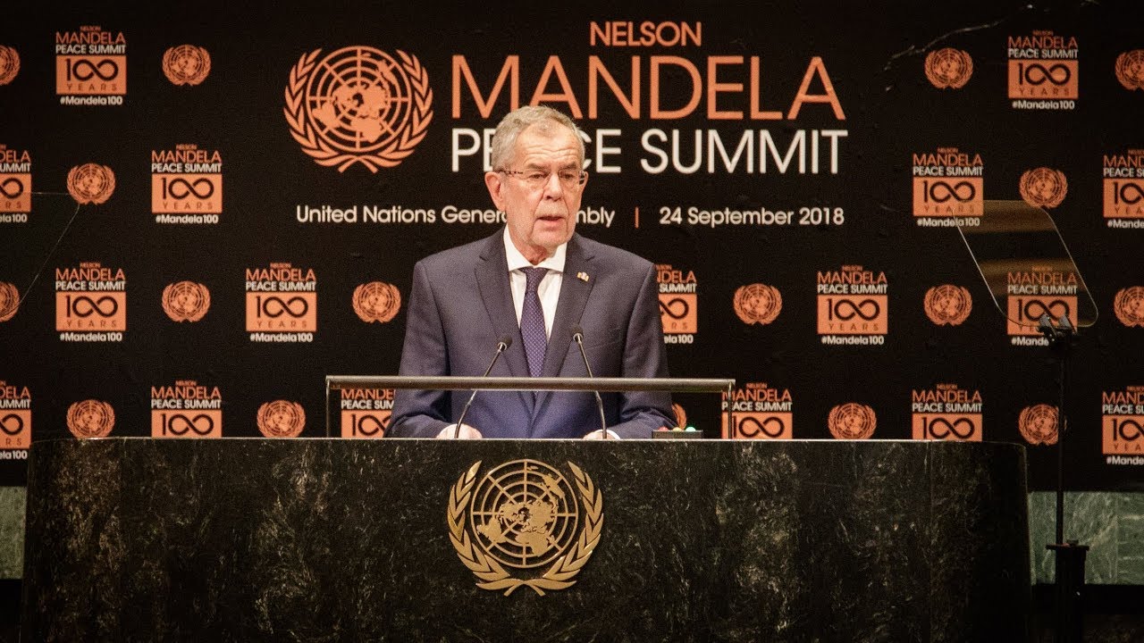 Rede von Bundespr&auml;sident Alexander Van der Bellen beim 