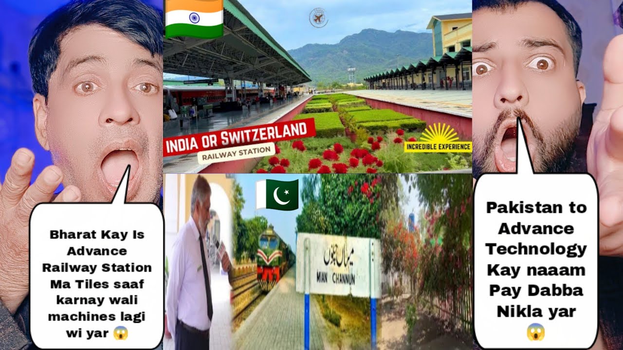 Hitech Railway Station In India Vs Hitech Railway Station In Pakistan | Pakistani Reactions