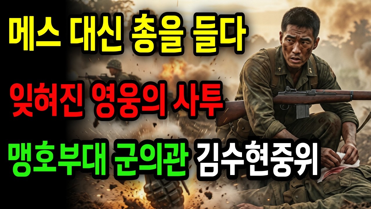 메스 대신 총을 든 청룡부대 군의관 김수현 대위, 그날의 짜빈박전투