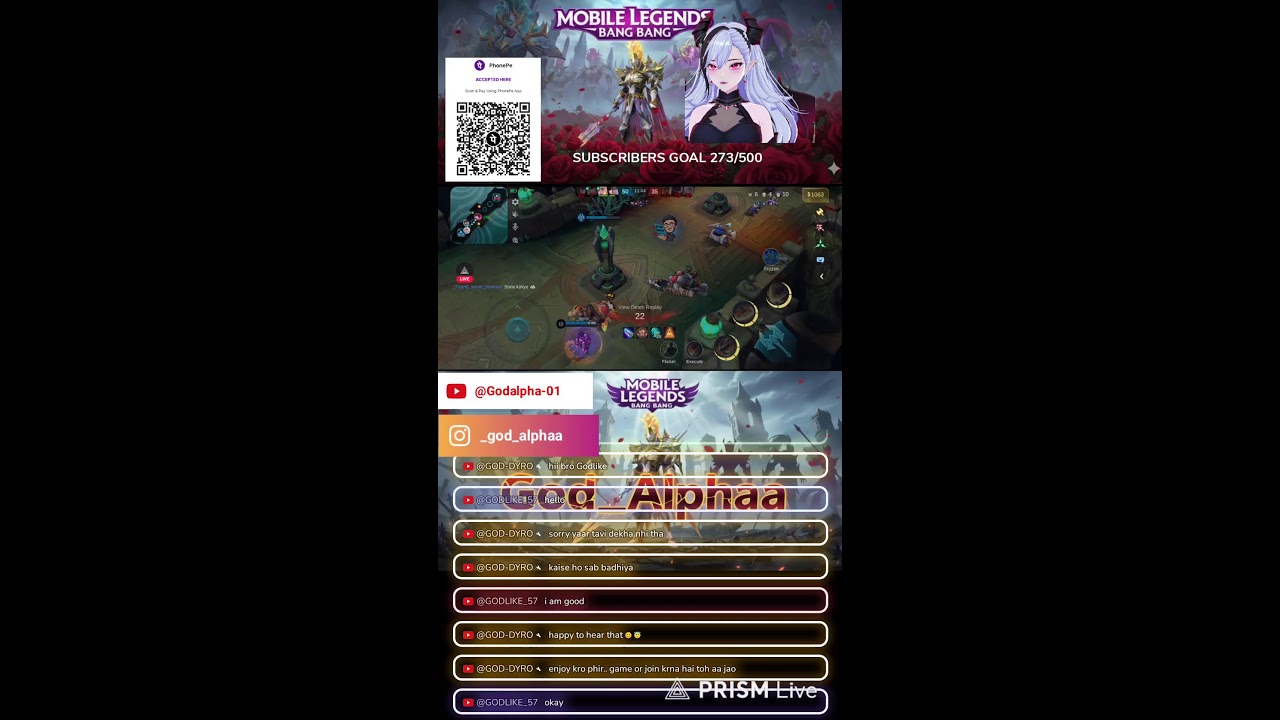 Live streaming of 天有{ GoD} ALPHAA~