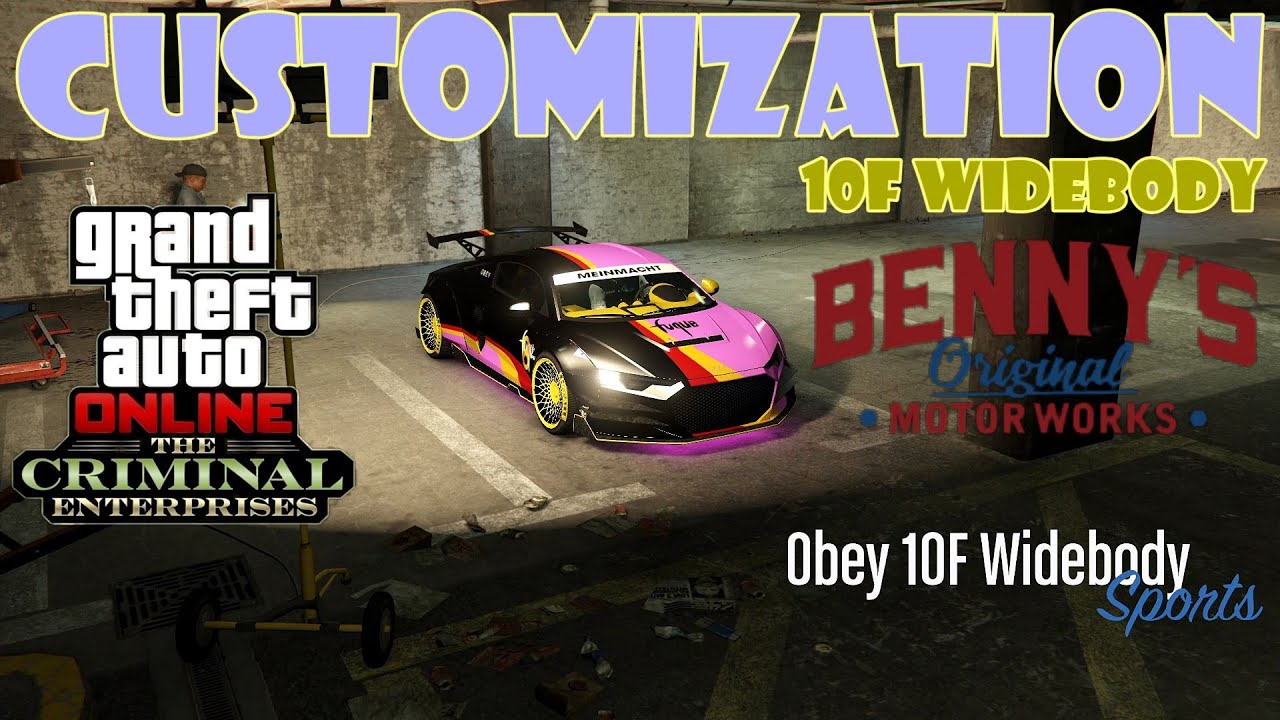 Obey 10F Widebody Customization, Benny Vehicle 🚦 The Criminal Enterprises Update/DLC | GTA Online