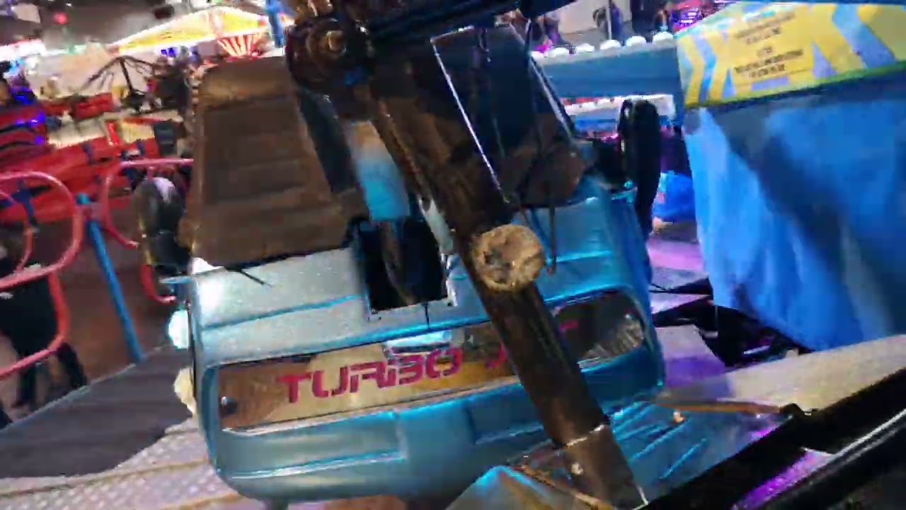 wheatleys turbo jet Matterhorn on ride pov at the iron bru carnival 2023