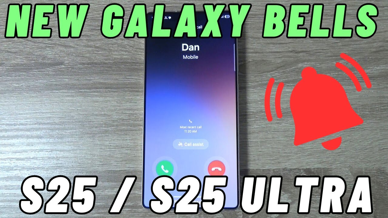 🚀 2025 NEW Galaxy Bells - Samsung Galaxy S25 Incoming Call! 🔥