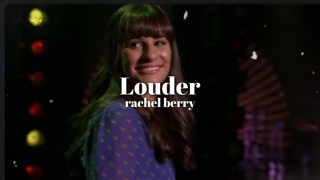 Lea Michele - Louder (sub español) | rachel berry