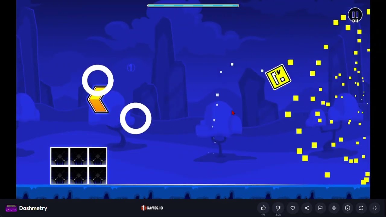 Mes jeu sur geometrie dash part 1