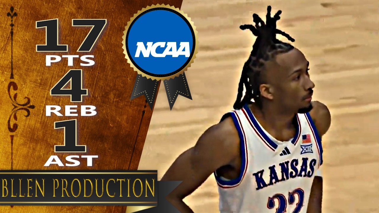 Darryn Peterson - 17 Pts, 4 Reb, 1 Ast Highlights｜Cincinnati Bearcats vs Kansas Jayhawks｜2026.02.21