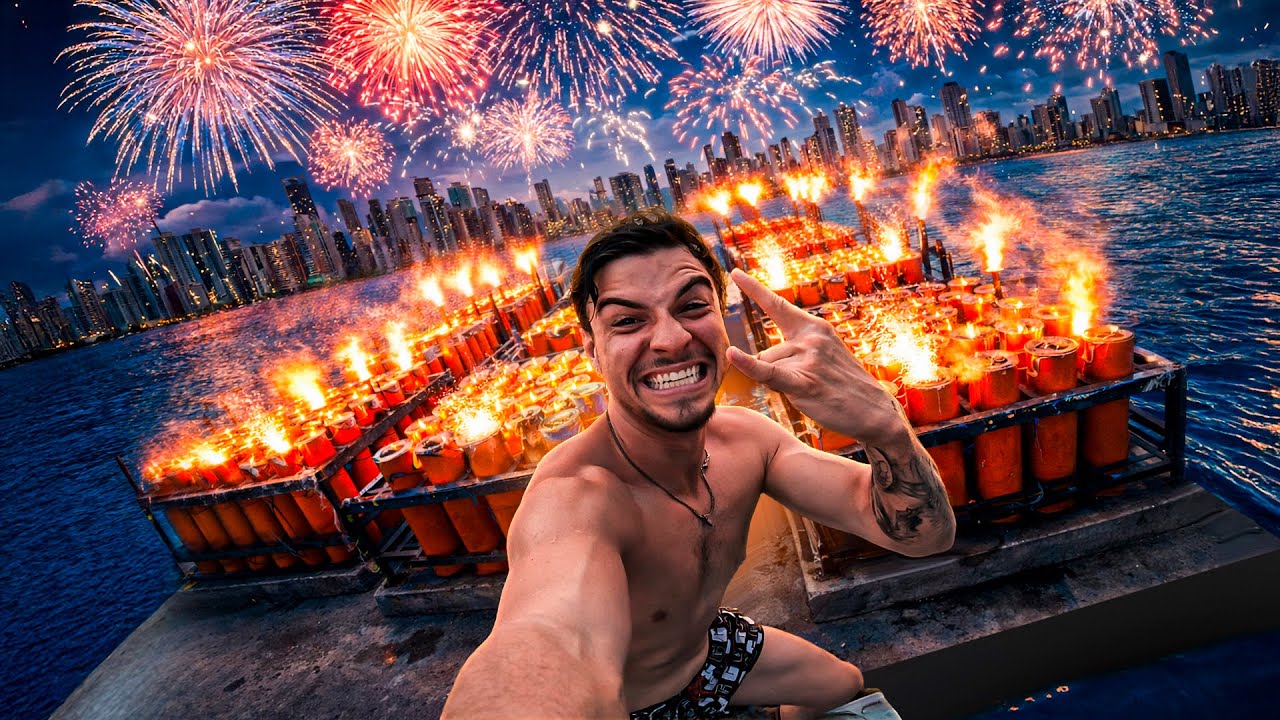 SUBI NA BALSA DE FOGOS DE BALNEÁRIO CAMBORIÚ...