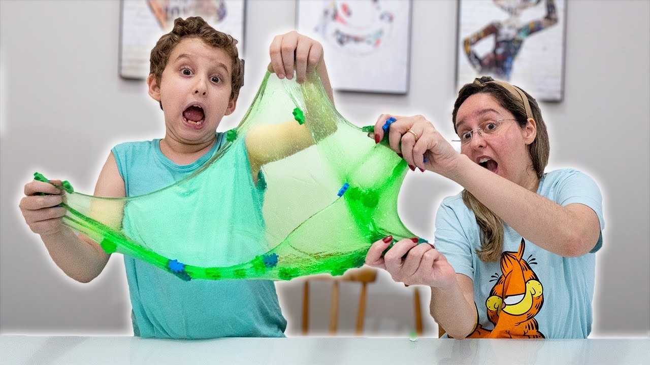 JOGO OPERAÇÃO GRUDENTA DE SLIME - Família Paulinho e Toquinho
