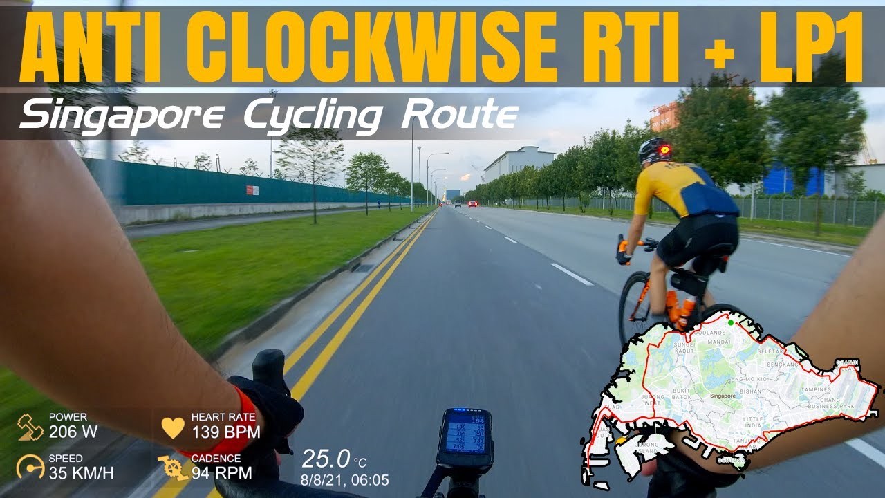 Anti Clockwise RTI + LP1 - Singapore Cycling Route