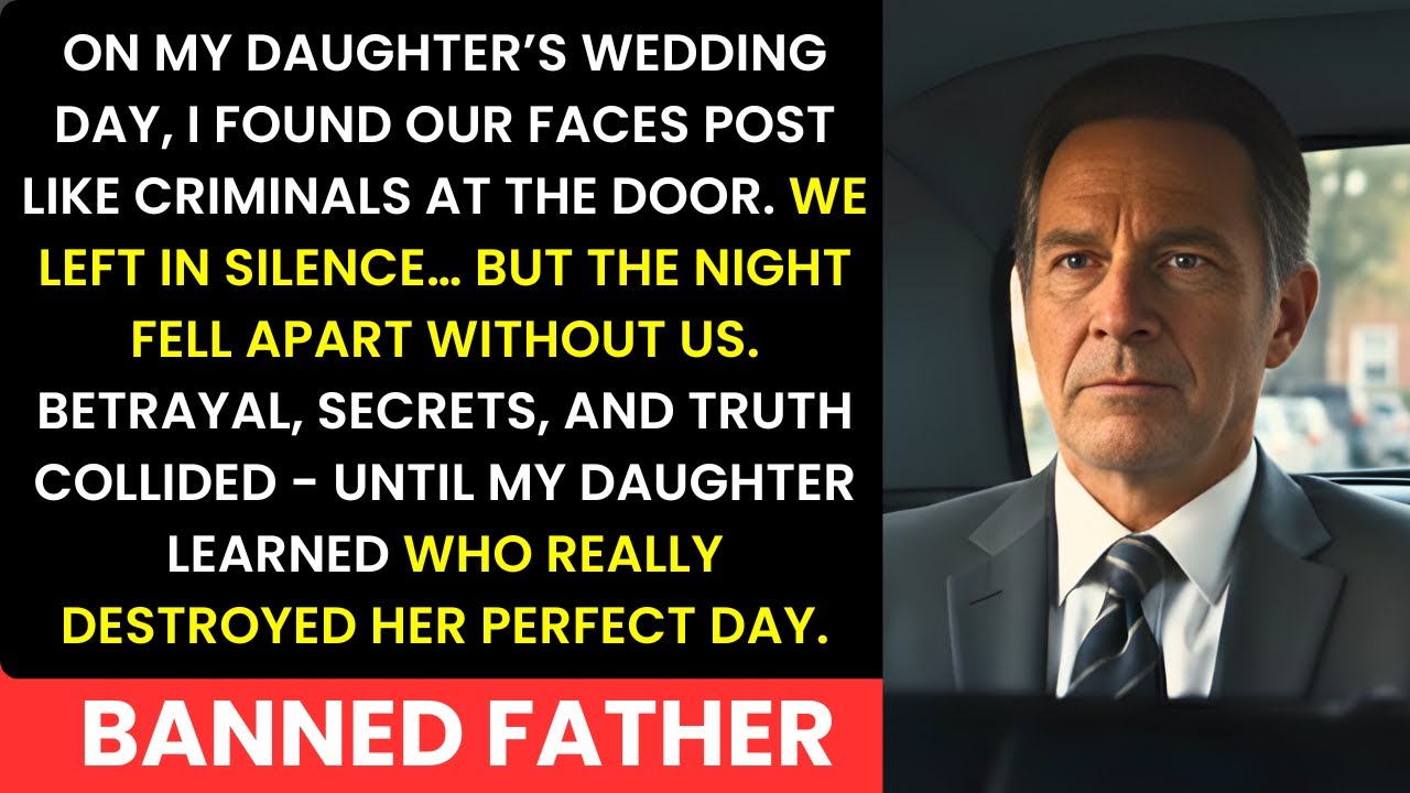 On My Daughter’s Wedding Day, I Saw My Photo at the Entrance: “Don’t Let Him In!” — So I Walked Away
