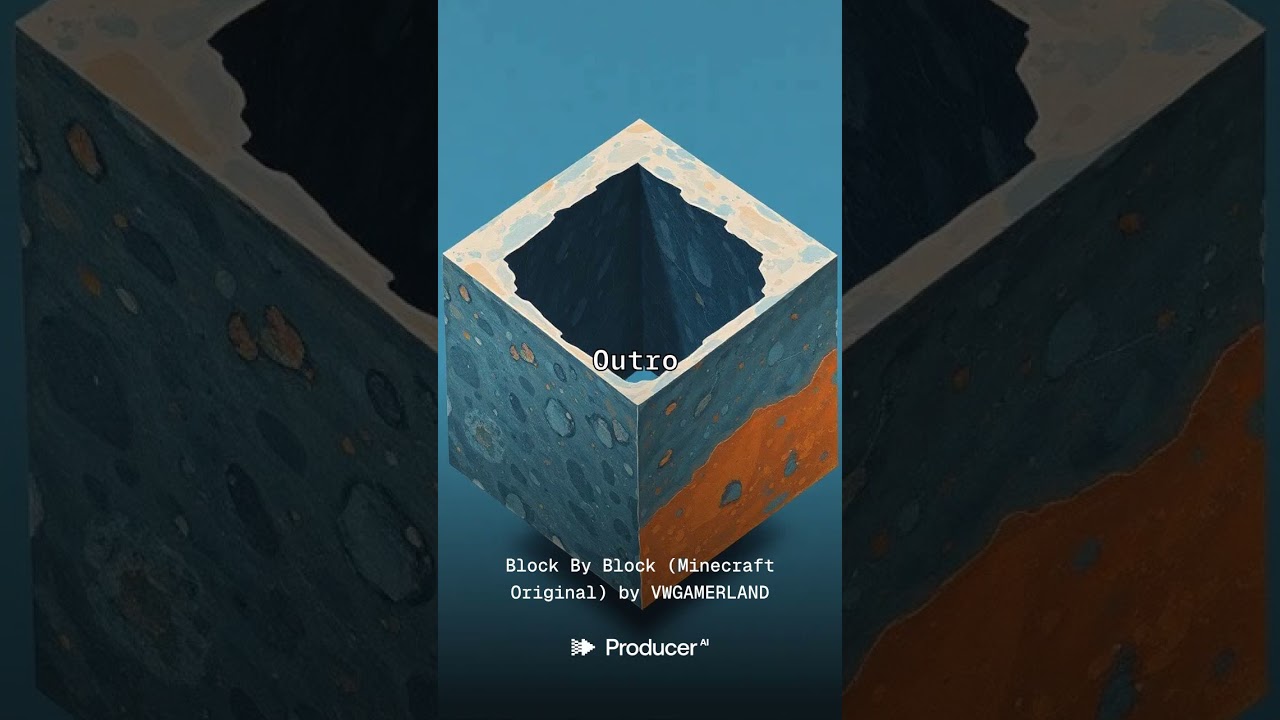 Block By Block (Minecraft Original)/Minecraft sound palette, foley of blocks breaking.