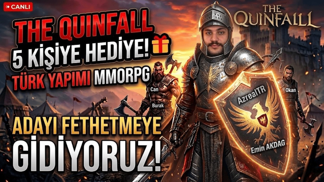 YARIN KIYAMET KOPACAK! ⚔️ | The Quinfall Hediye Çekilişi ve Birleşim Hazırlığı
