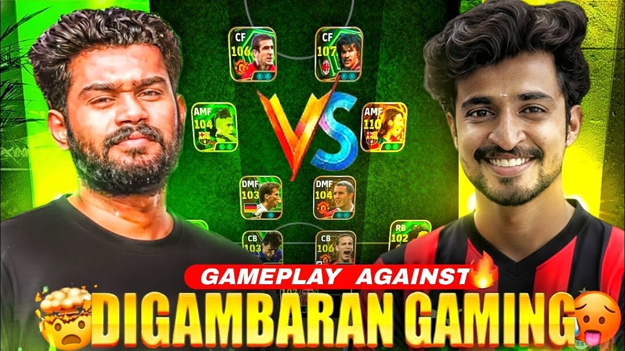 Nurse Gaming 🆚 Digambaran Gaming ⚔️🔥 | When Equal Strengths Meet | eFootball@digambaran_yt 