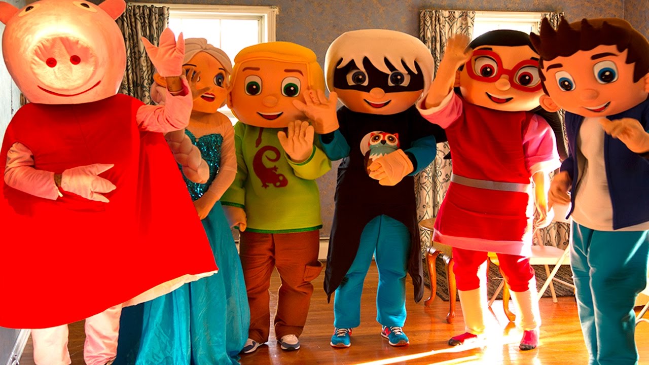 How to make DIY Art Project in Ellie Sparkles School with Peppa Pig Elsa and PJ Masks