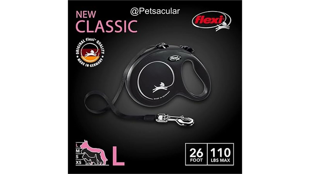 Обзор нового выдвижного поводка для собак FLEXI Classic Tape: стоит ли он своих денег для крупных...