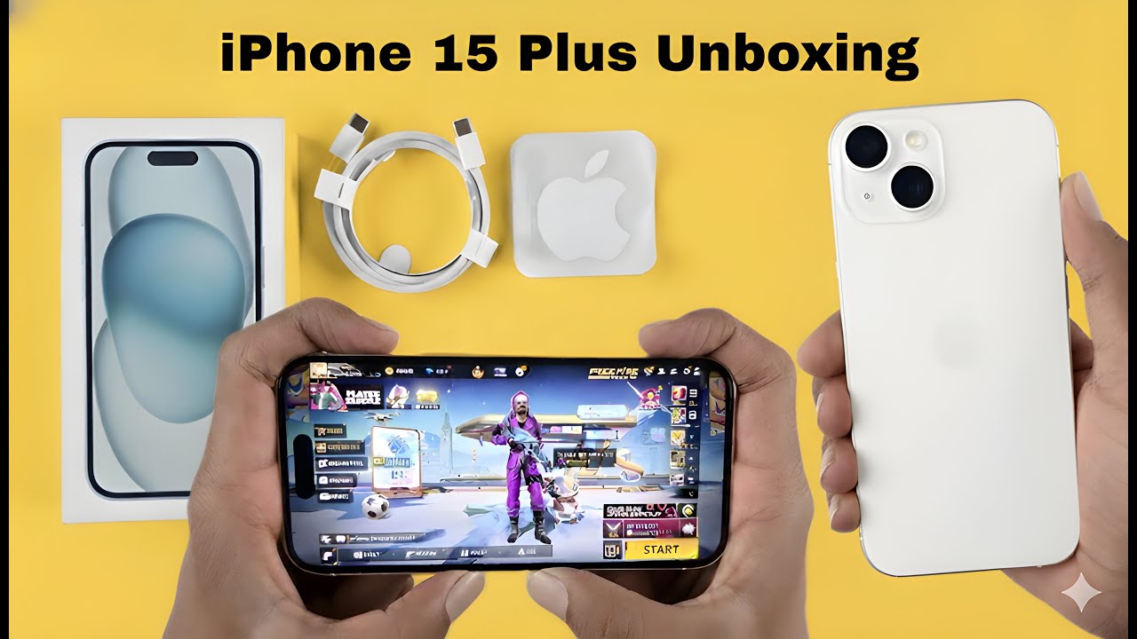 iPhone 15 Plus Unboxing 🔥 Free Fire 90 FPS Test | Best iPhone for Gaming 2025?