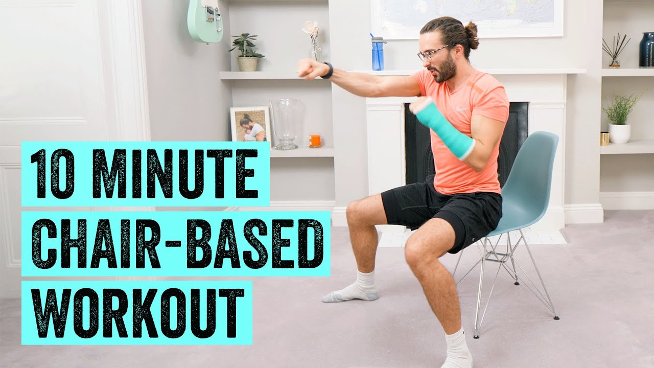 10 Minute Chair-Based Workout | The Body Coach TV