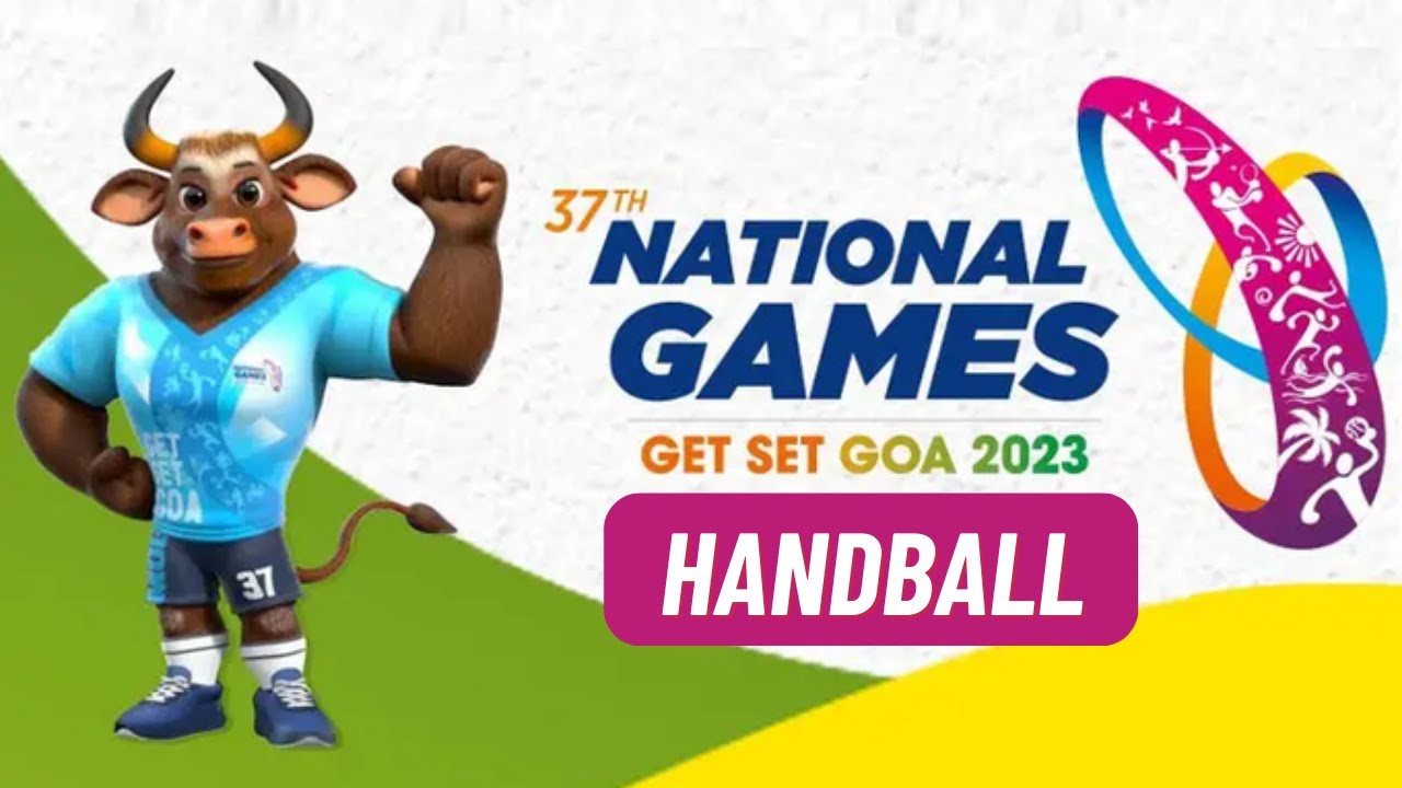 LIVE Handball🤾‍♀️ 37th National Games Goa 2023 | DD Sports