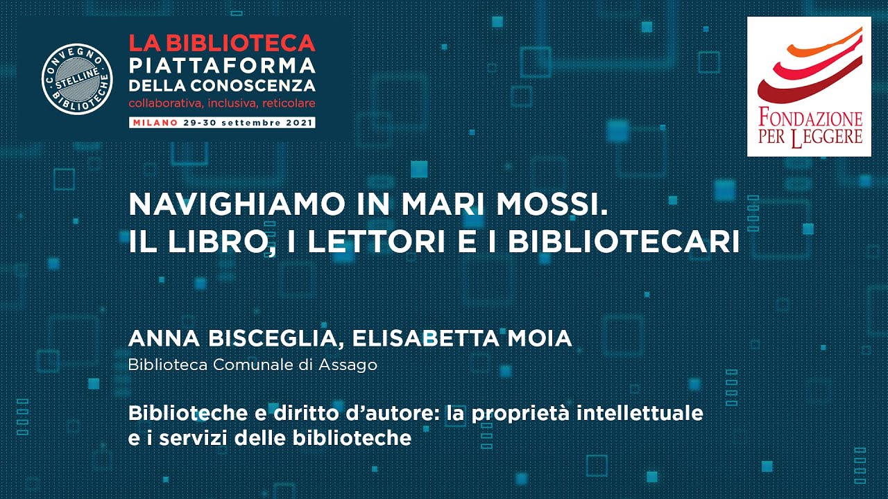 Biblioteche e diritti d'autore  la propriet&agrave; intellettuale e i servizi delle biblioteche