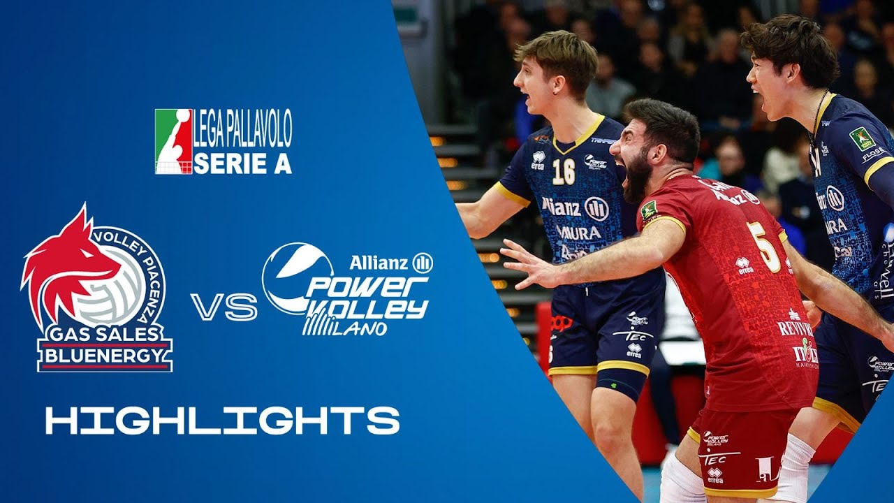 Piacenza vs. Milano | Highlights | Superlega | Round 1 of the Quarterfinals