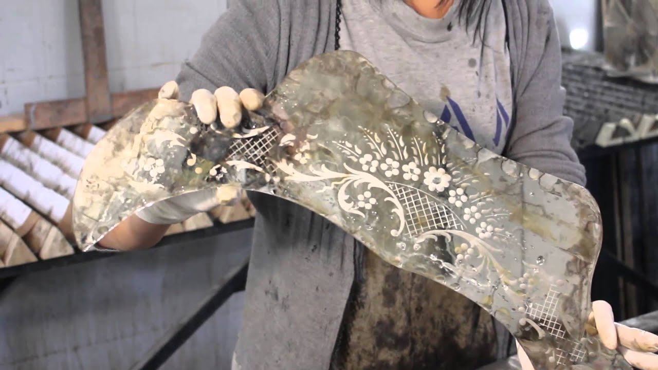Handcrafted venetian glass mirrors