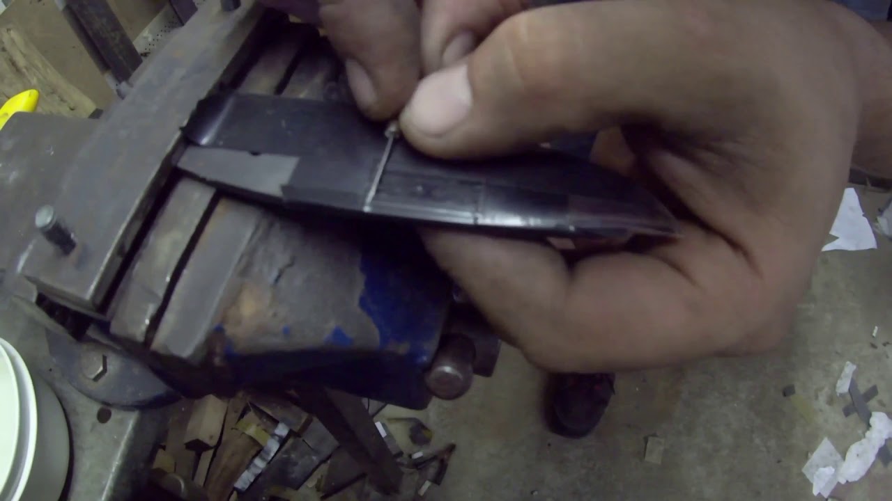 Making a little 440c stainless steel knife