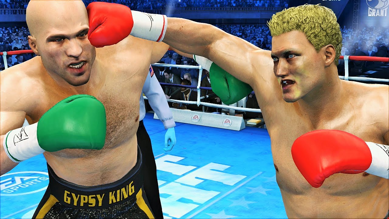 BRUTAL KNOCKOUT 🤯 | Tyson Fury vs Ivan Drago Full Fight - Fight Night Champion Simulation
