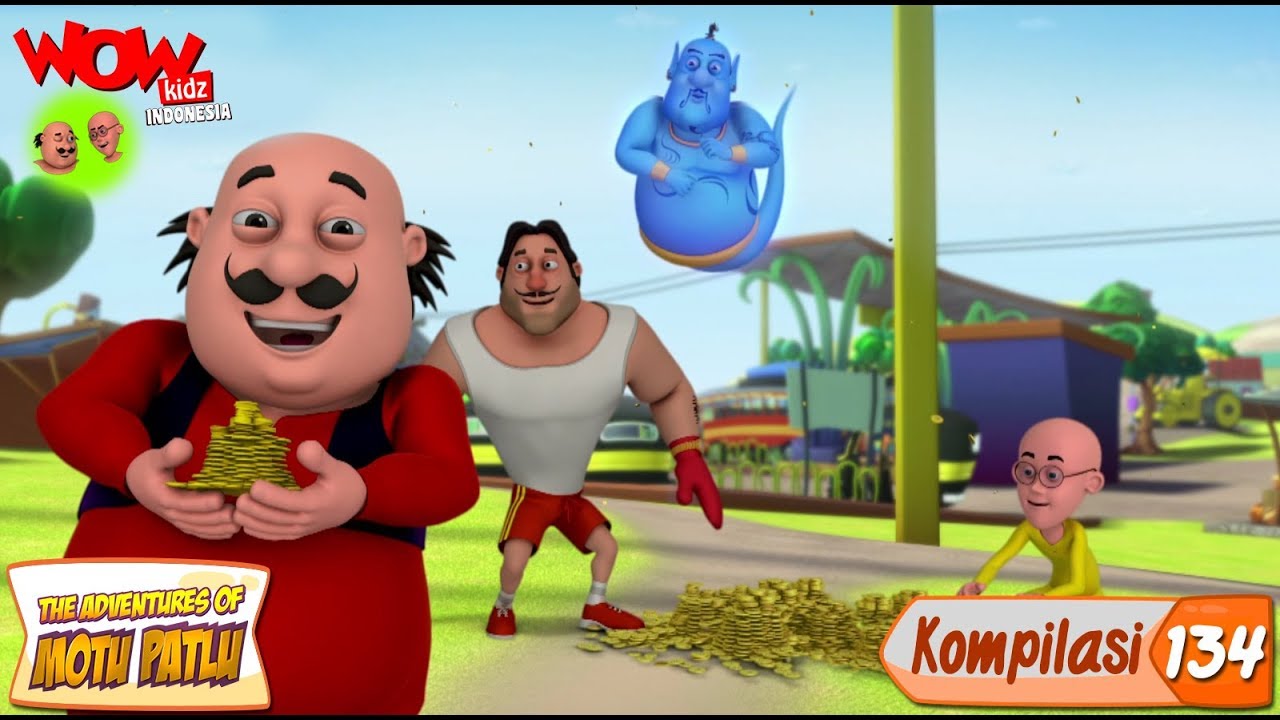 Kompilasi - 134 | Motu Patlu dalam Bahasa - Animasi 3D Kartun | WowKidz Indonesia