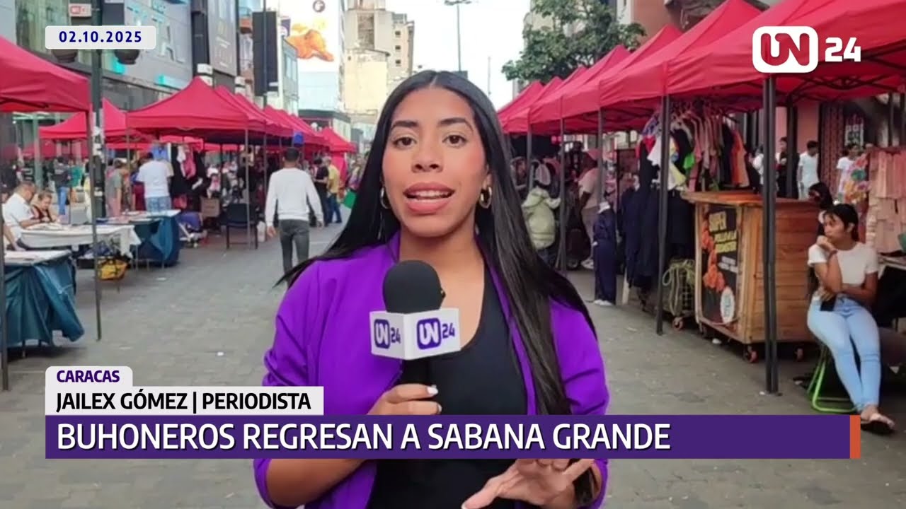 Buhoneros vuelven a instalarse en Sabana Grande