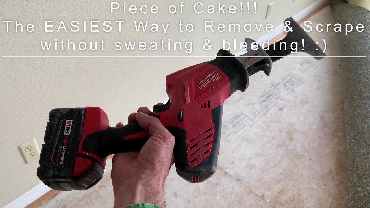 How to Quickly Remove Carpet, Pad & Tack Strips the Easiest Way · Best Scrape & Prep Tool Ever!