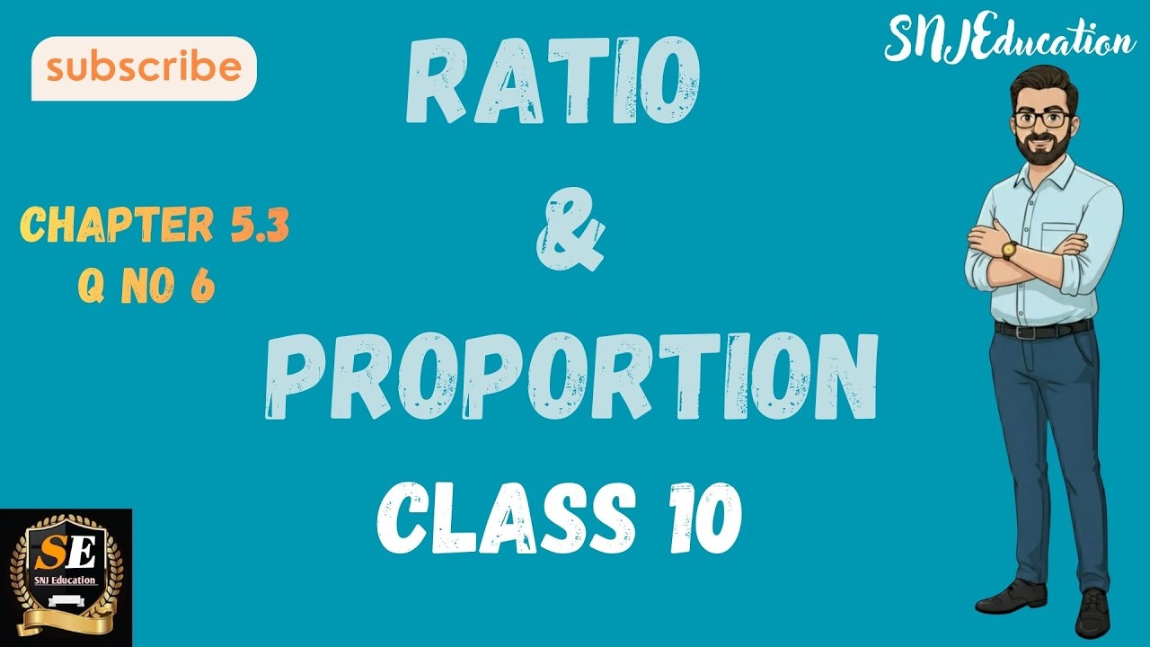 06 I Ratio and Proportion II Explanation and Solution II WBBSE Class 10 Ch 5 Ex 5.3 Q No 6, 7