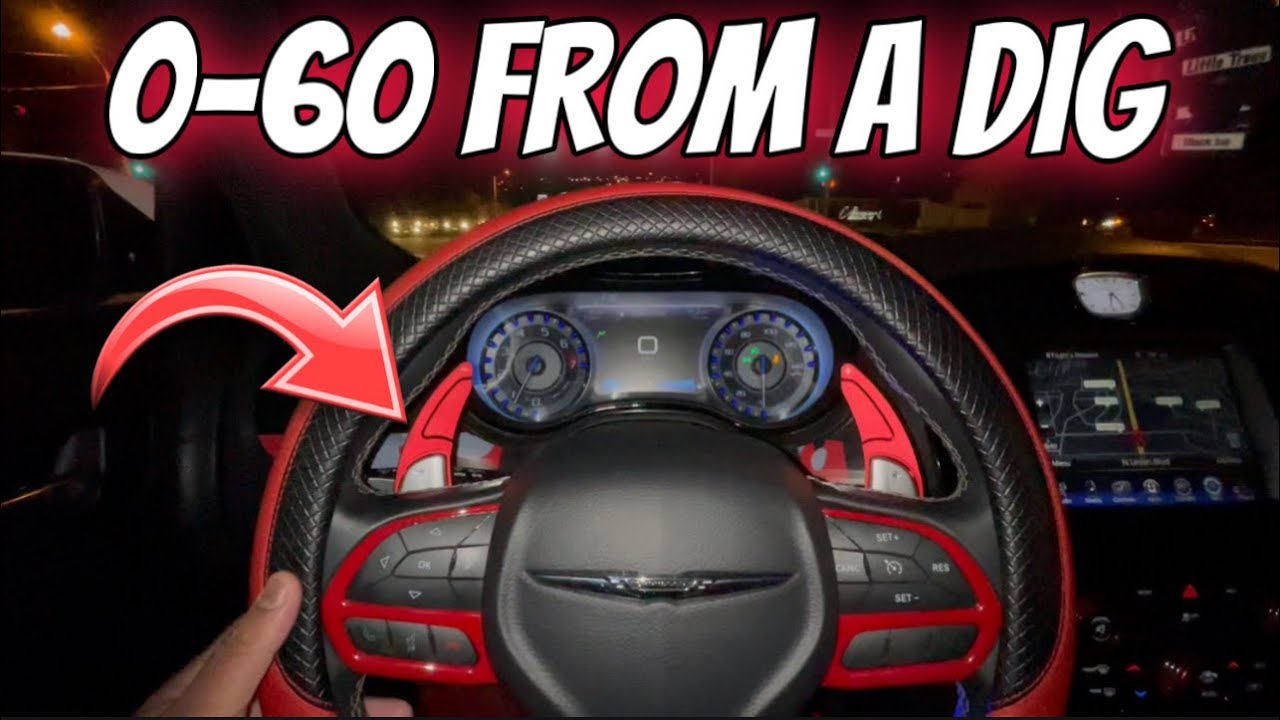 0-60 Half Throttle In A Supercharged 3.6L Chrysler 300S With Paddle Shifters