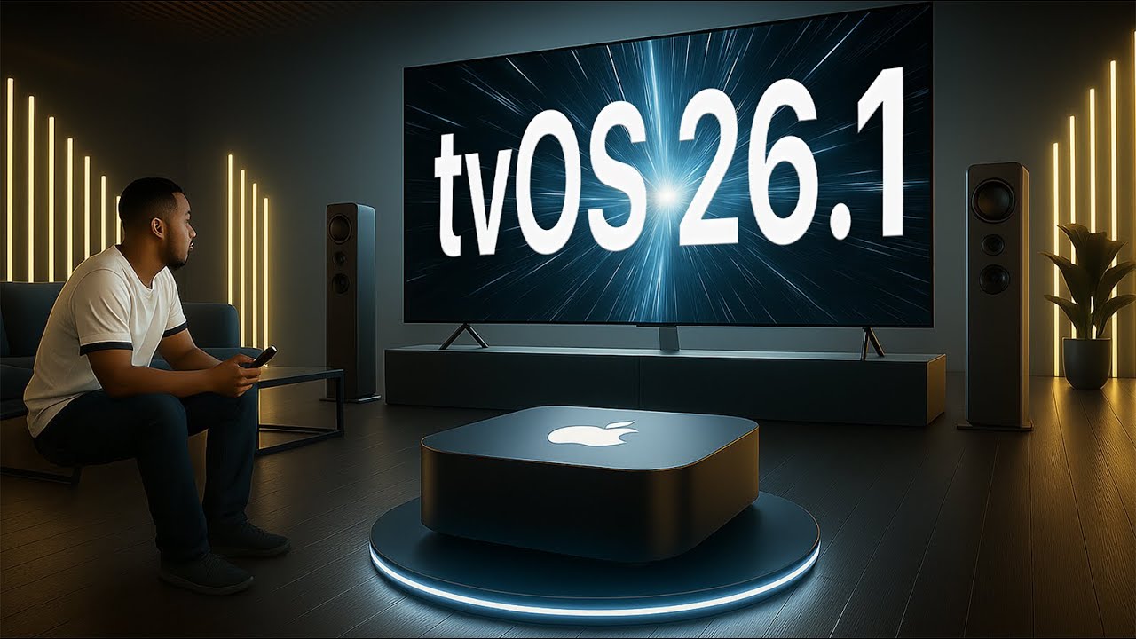 Apple tvOS 26.1 &mdash; это хорошо. Первый взгляд на более чем 4 новых изменения.