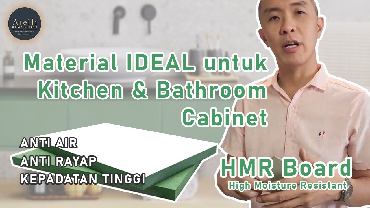 Papan HMR, Material ANTI AIR - ANTI RAYAP yang Cocok untuk Kitchen dan Bathroom Cabinet Anda