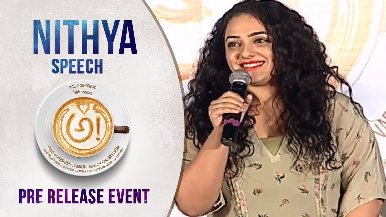 Actress Nithya Menen Speech @ Awe Movie Pre Release Event