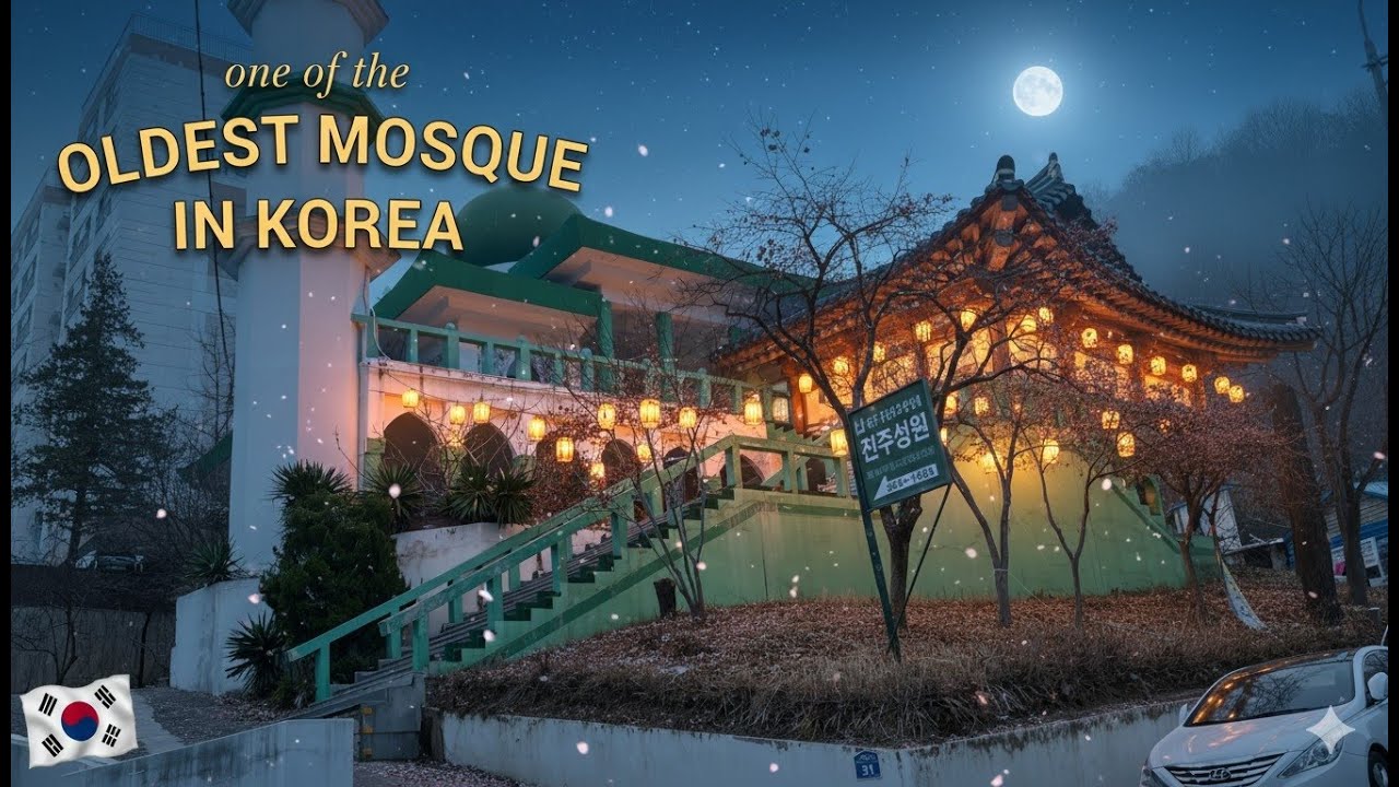 Beautiful Oldest Mosque in Jeonju City, South Korea