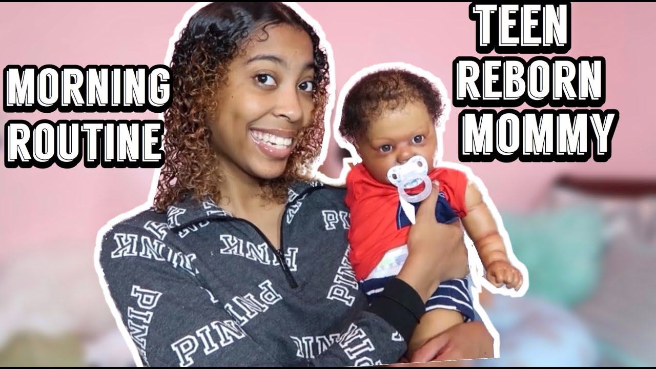 Teen Mom Morning Routine With A Reborn Baby