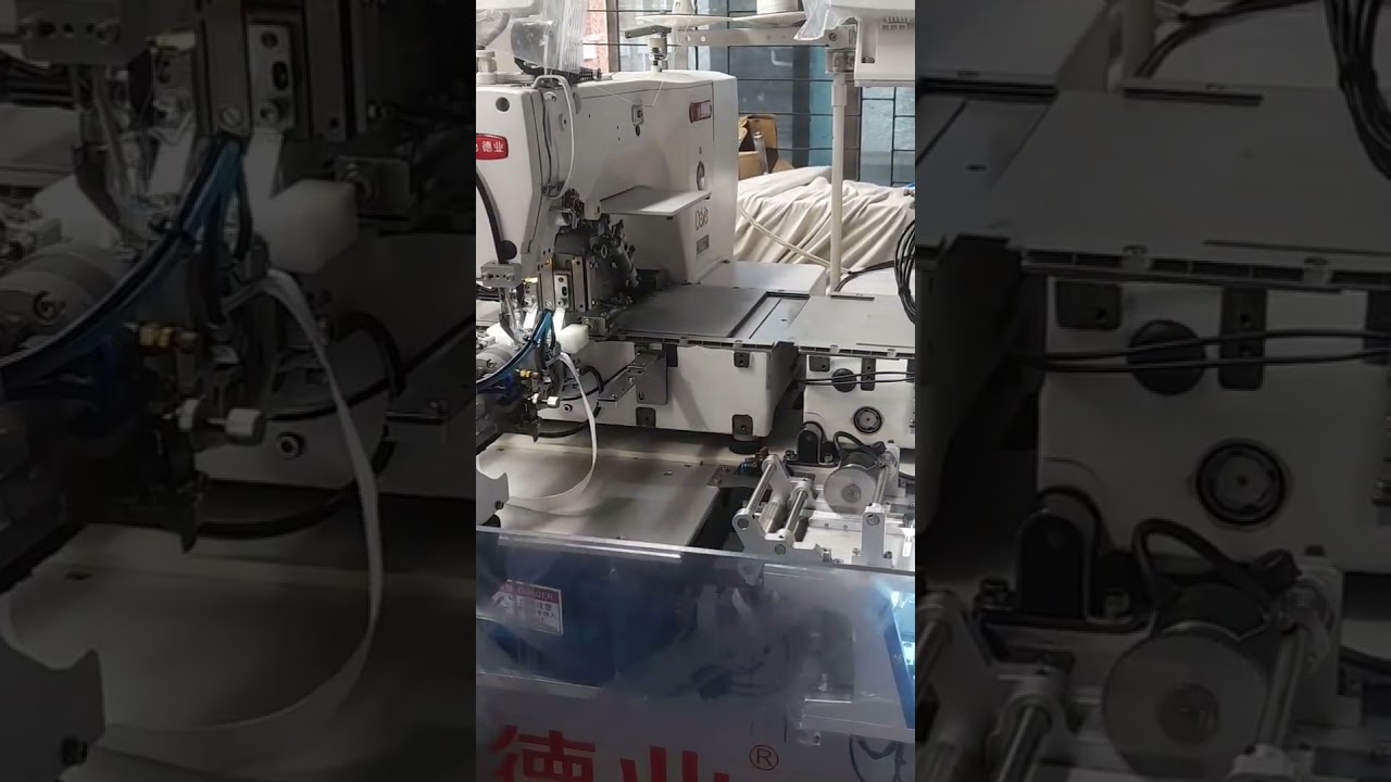 Deye brand ring robot double head elastic joining machine