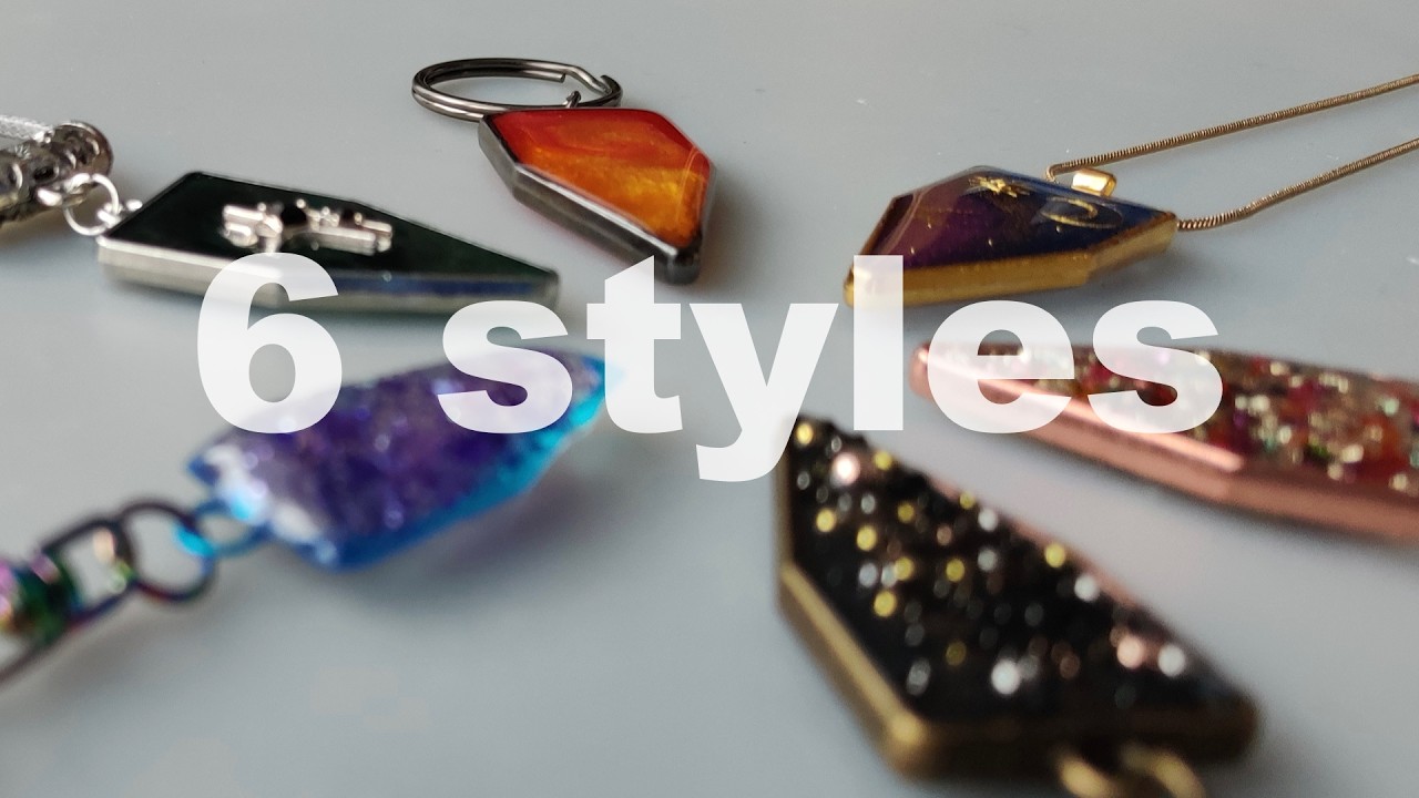 6 Magical Pentagon Bezel Designs : Resin Design Study