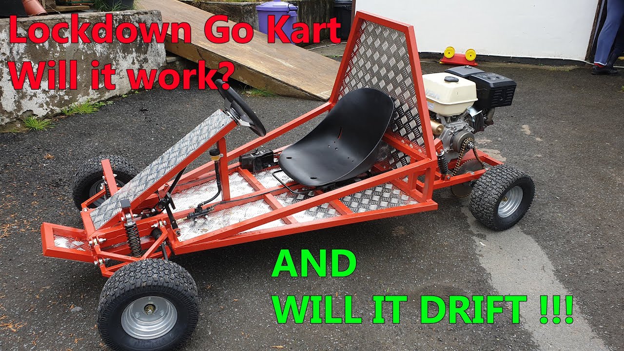DIY 15hp Go Kart Will it drift