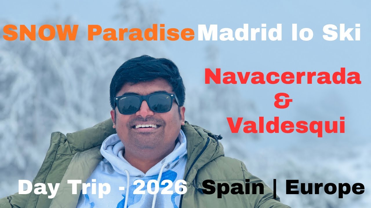 Madrid Daggaralo Hidden Snow Paradise! Navacerrada & Valdesqu&iacute; Trip | Spain, Europe