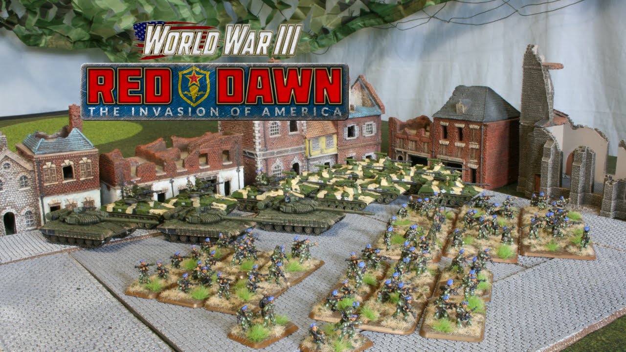 How to Paint VDV Infantry for Team Yankee Red Dawn