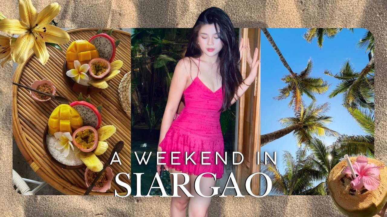 A weekend in Siargao 🌴🌺🥥