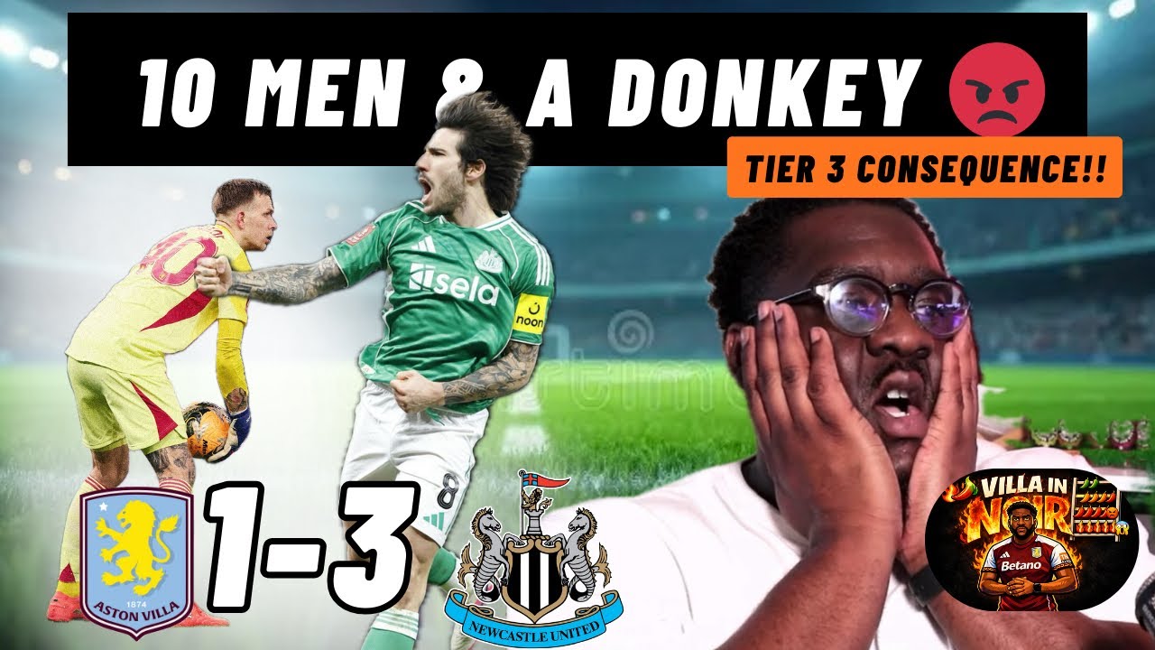 1 Man lost that game for us!! | ASTON VILLA 1 - 3 NEWCASTLE UNITED | FA CUP 4TH ROUND MATCH REACTION