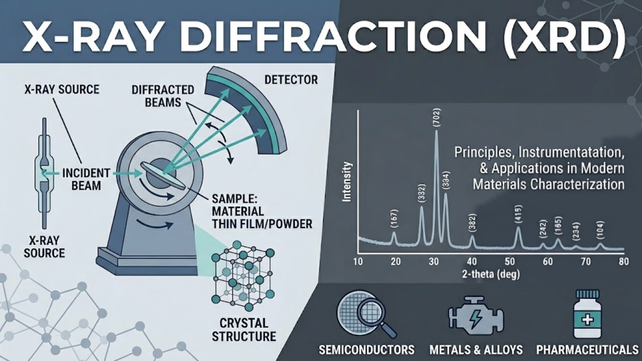 X-Ray Diffraction (XRD) Analysis: Principles, Instrumentation, and Applications