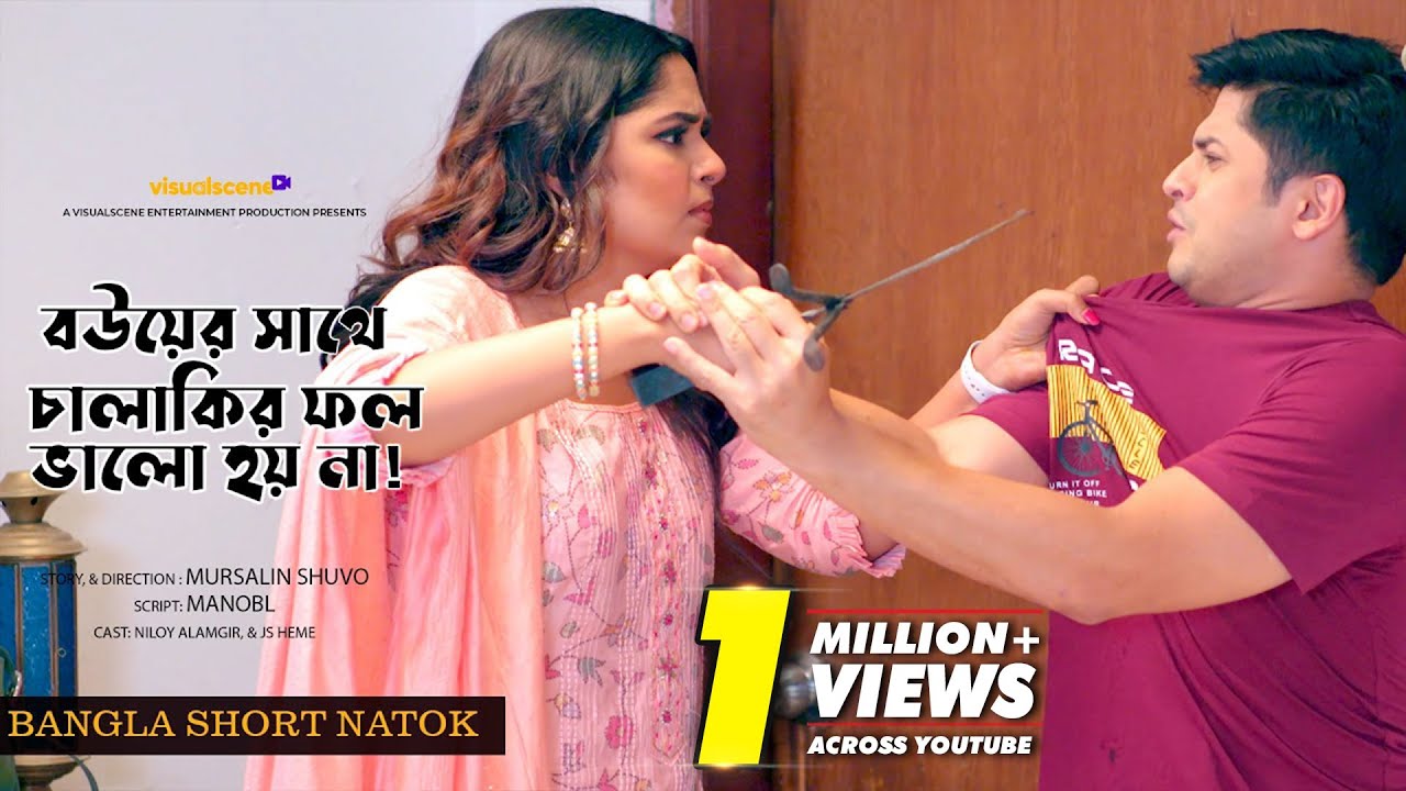 বউয়ের সাথে চালাকির ফল ভালো হয় না! | Niloy Alamgir | JS Heme | Bangla Short Natok 2024